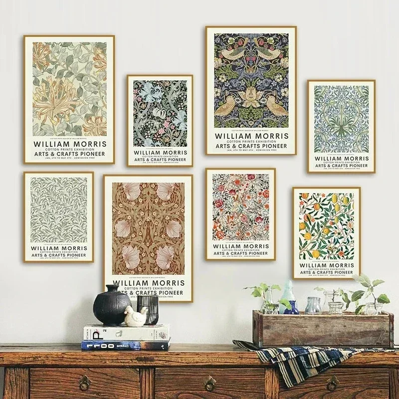 Art Craft William Morris - Nordic Canvas Painting Poster Aesthetics HD