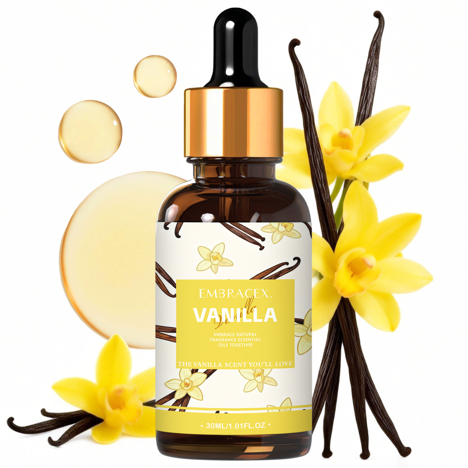Art Craft Things - 30ml Vanilla Essential Oil For Diffusers