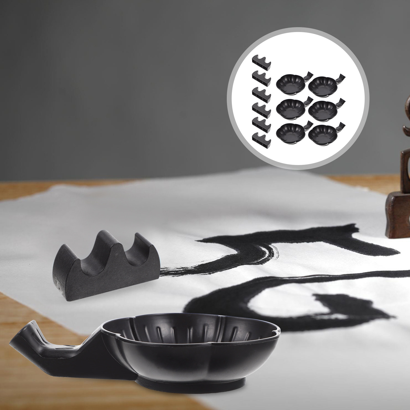 Calligraphy Pen Set - 1Set Calligraphy Ink Dish Pen Holder