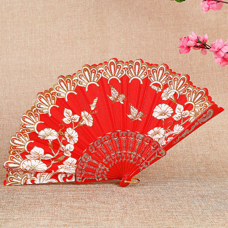 Art Craft Butterfly - Chinese Style Retro Folding Fan Wedding