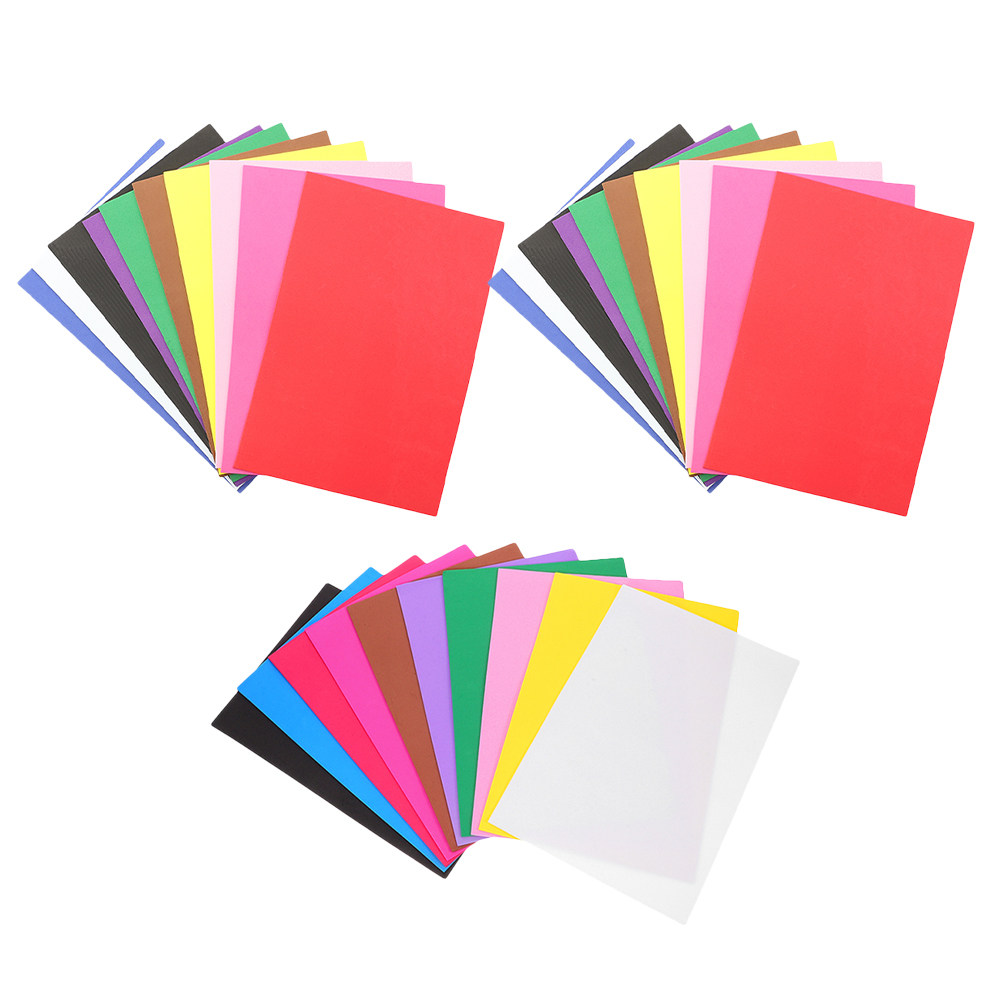 Art Craft For Preschool - 30Pcs Colorful Foam Paper Sheets Kids
