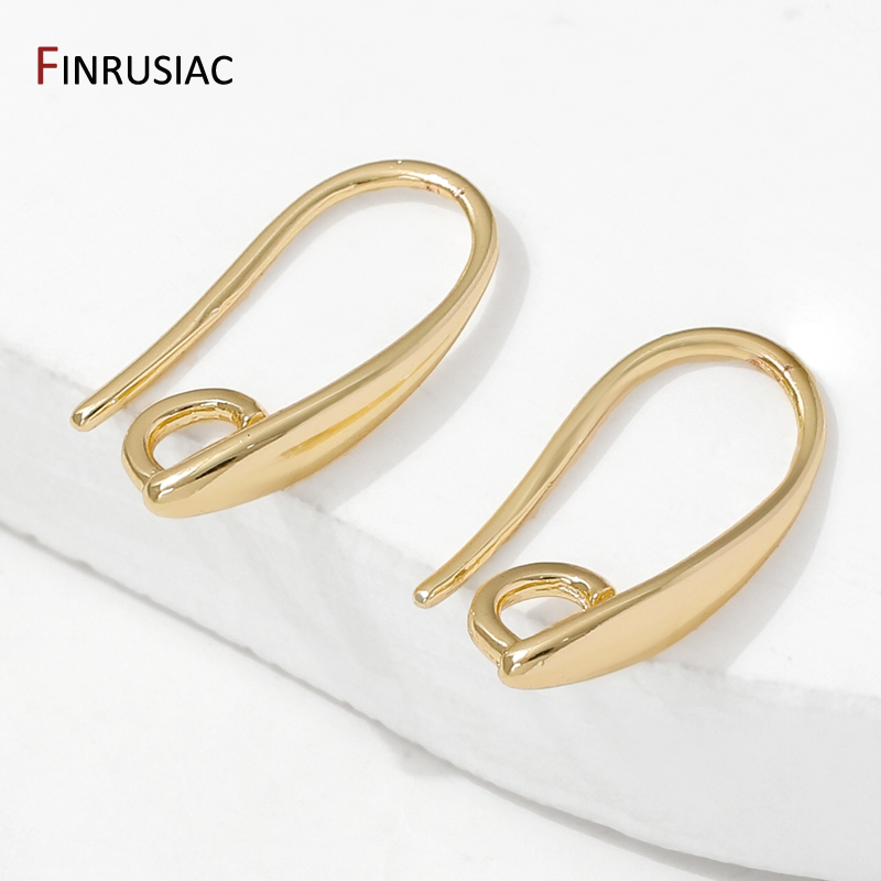 Art Craft Making - 14K Gold Plated Brass Smooth Earring