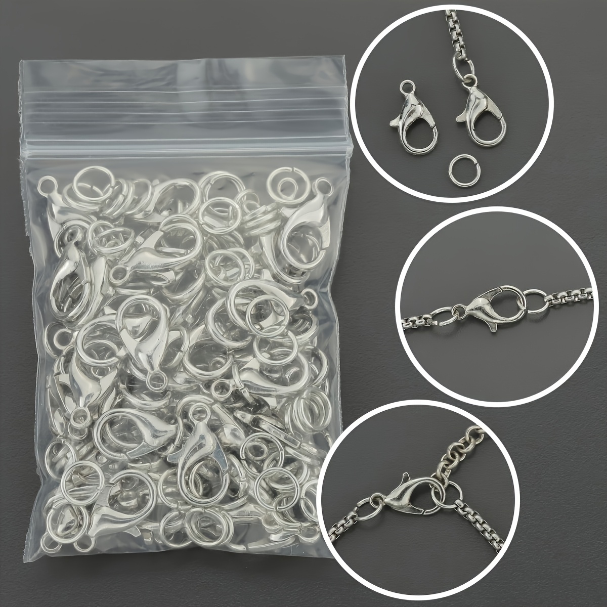 1/2/300pcs Lobster Clasps Open - Art Craft Making recension och pris