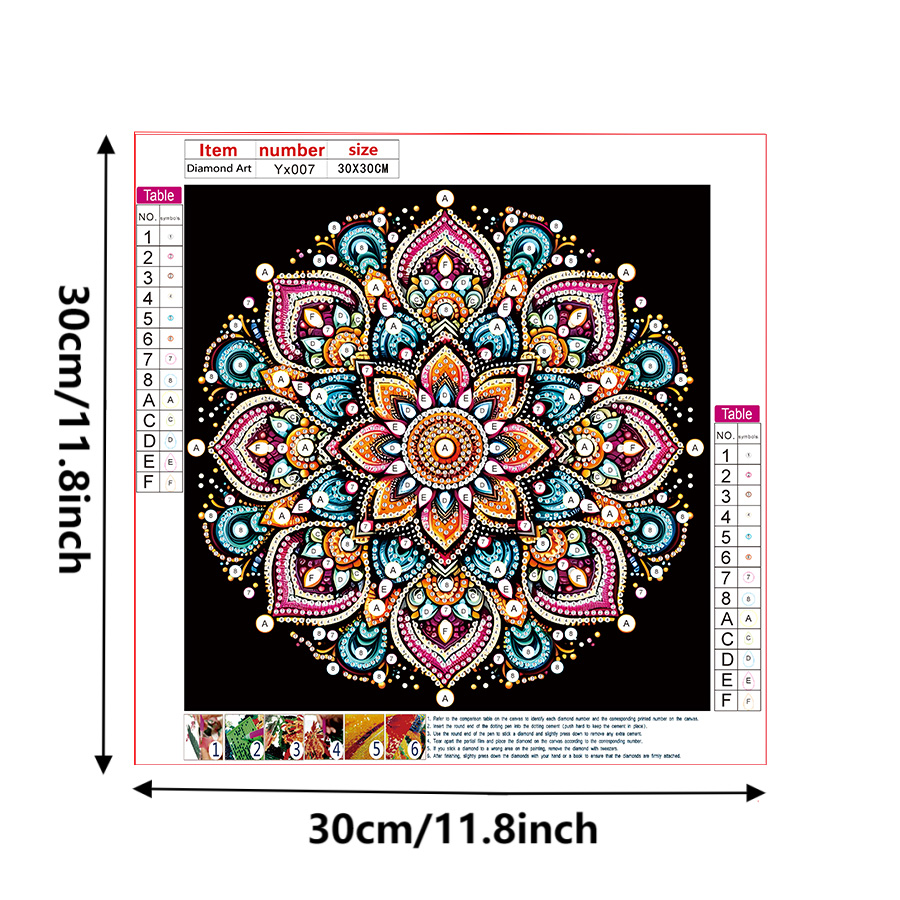 5D DIY Diamond Painting Flower - Art Craft Things recension och pris