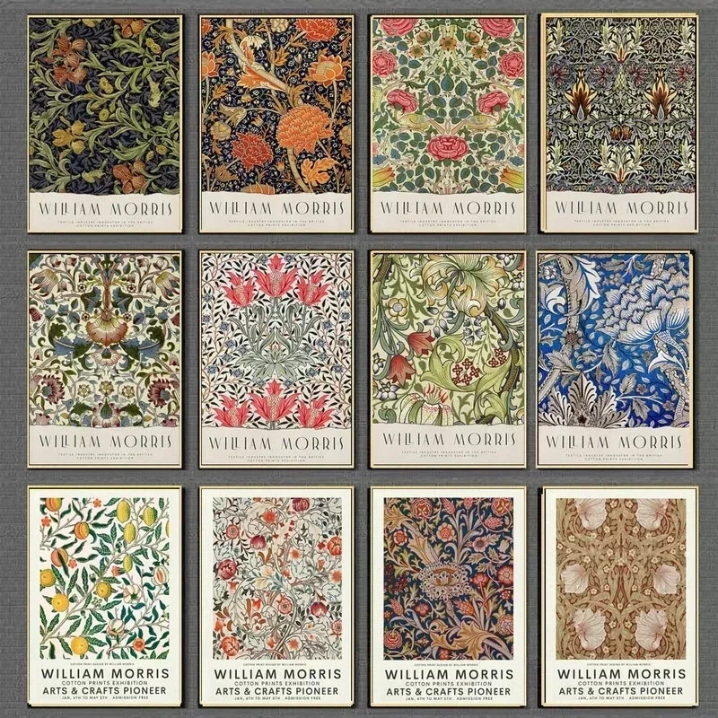 Nordic Canvas Painting Poster  - Art Craft William Morris recension och pris