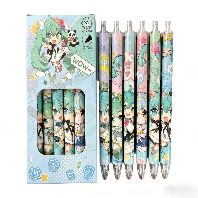 Hatsune Miku quick-drying gel  - Calligraphy Pen Set recension och pris