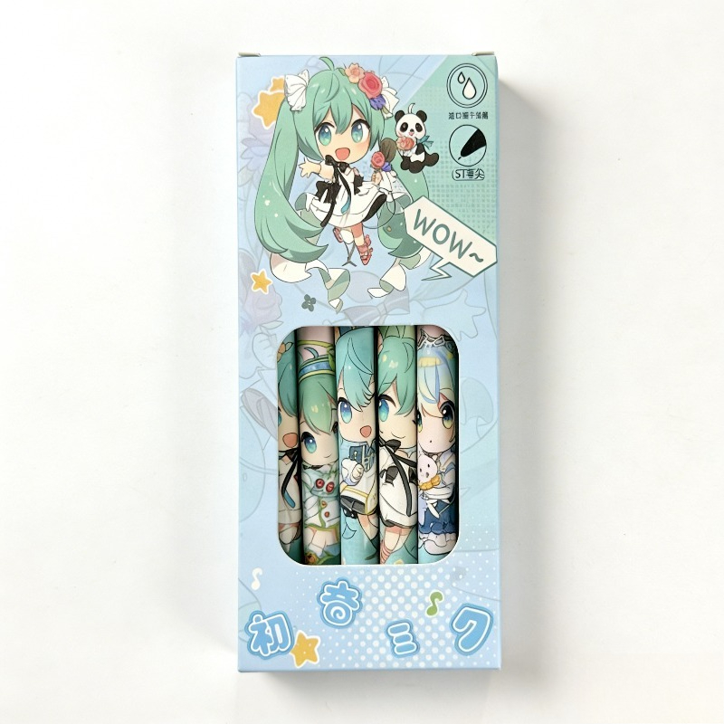 Hatsune Miku quick-drying gel  - Calligraphy Pen Set recension och pris