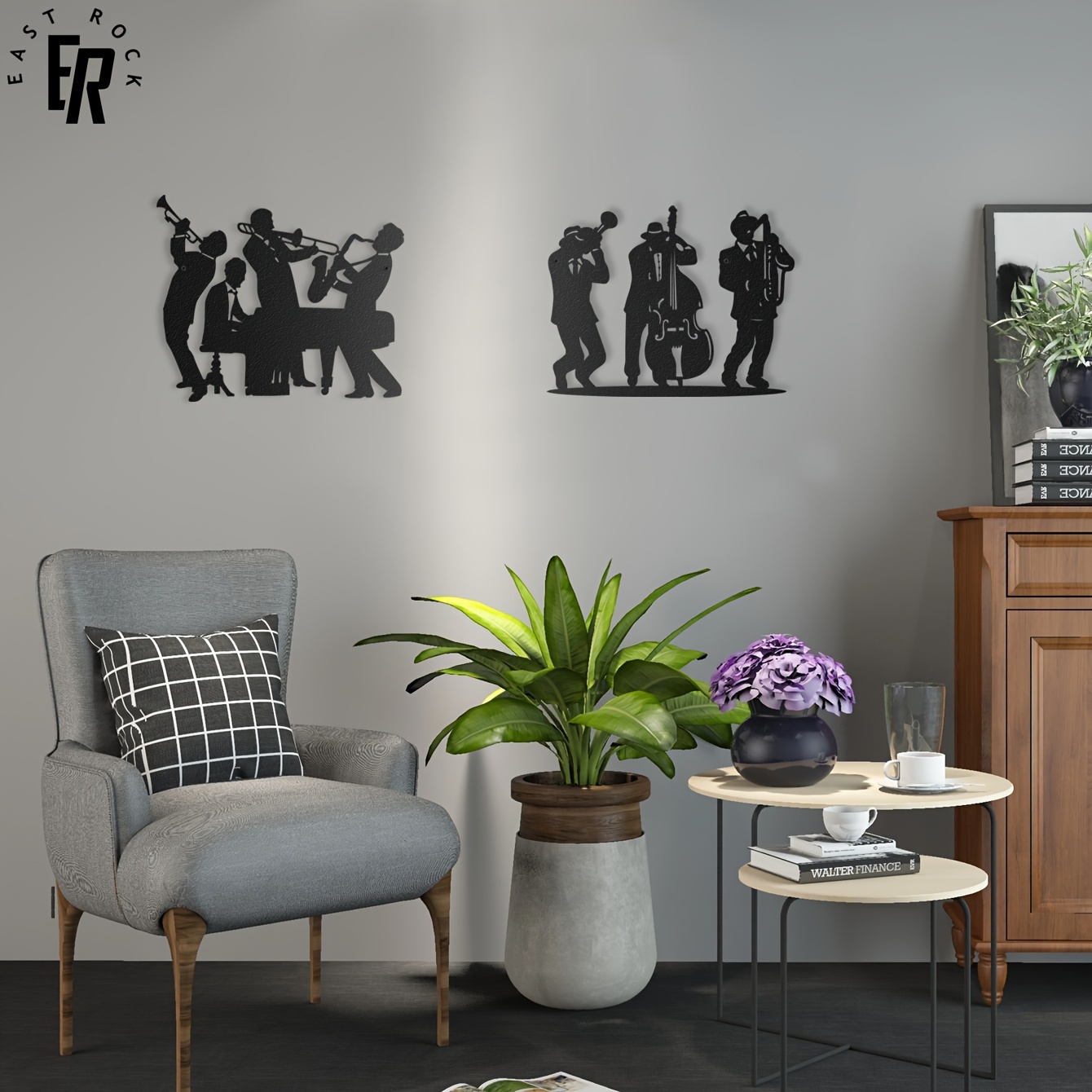 Metal Musician Silhouette Wall - Art Craft Logo recension och pris