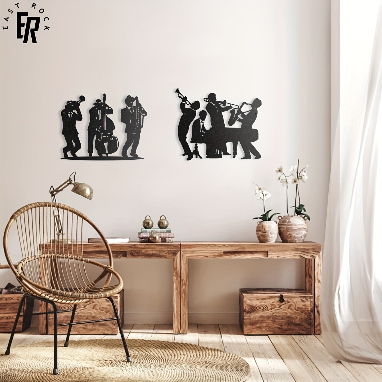 Metal Musician Silhouette Wall - Art Craft Logo recension och pris