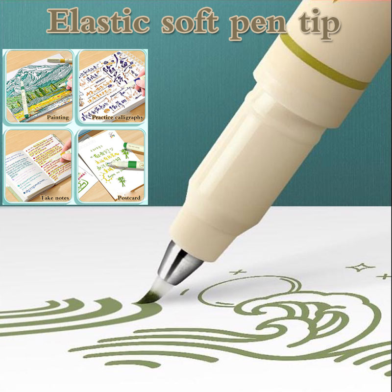 24/3 Color Vintage Watercolor  - Calligraphy Pen Set recension och pris