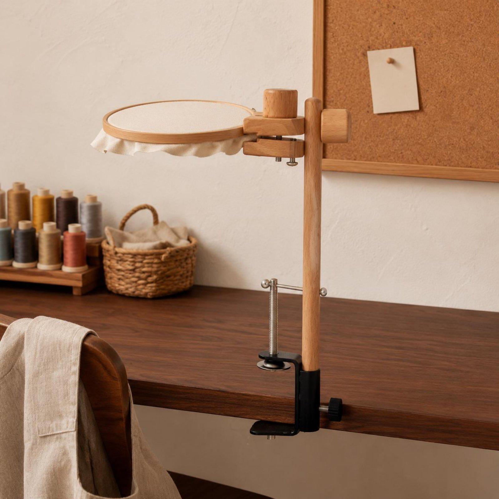 Beech Wood Table Clamp Embroid - Embroidery Hoop Kit recension och pris