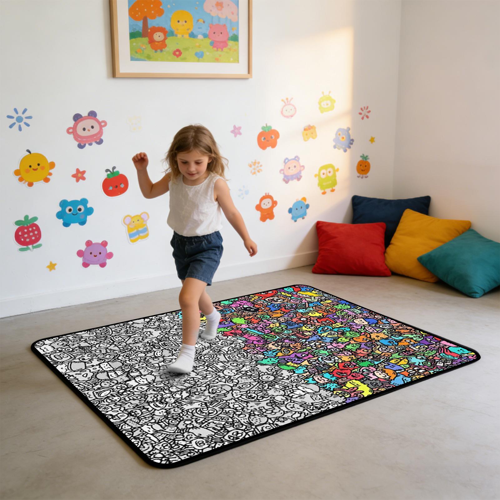 Coloring Blanket DIY Washable  - Art Craft For Preschool recension och pris