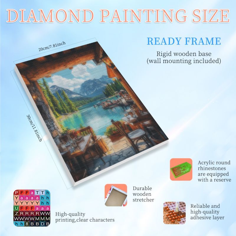 RUOPOTY Framed Holiday Restaur - Art Craft Restaurant recension och pris