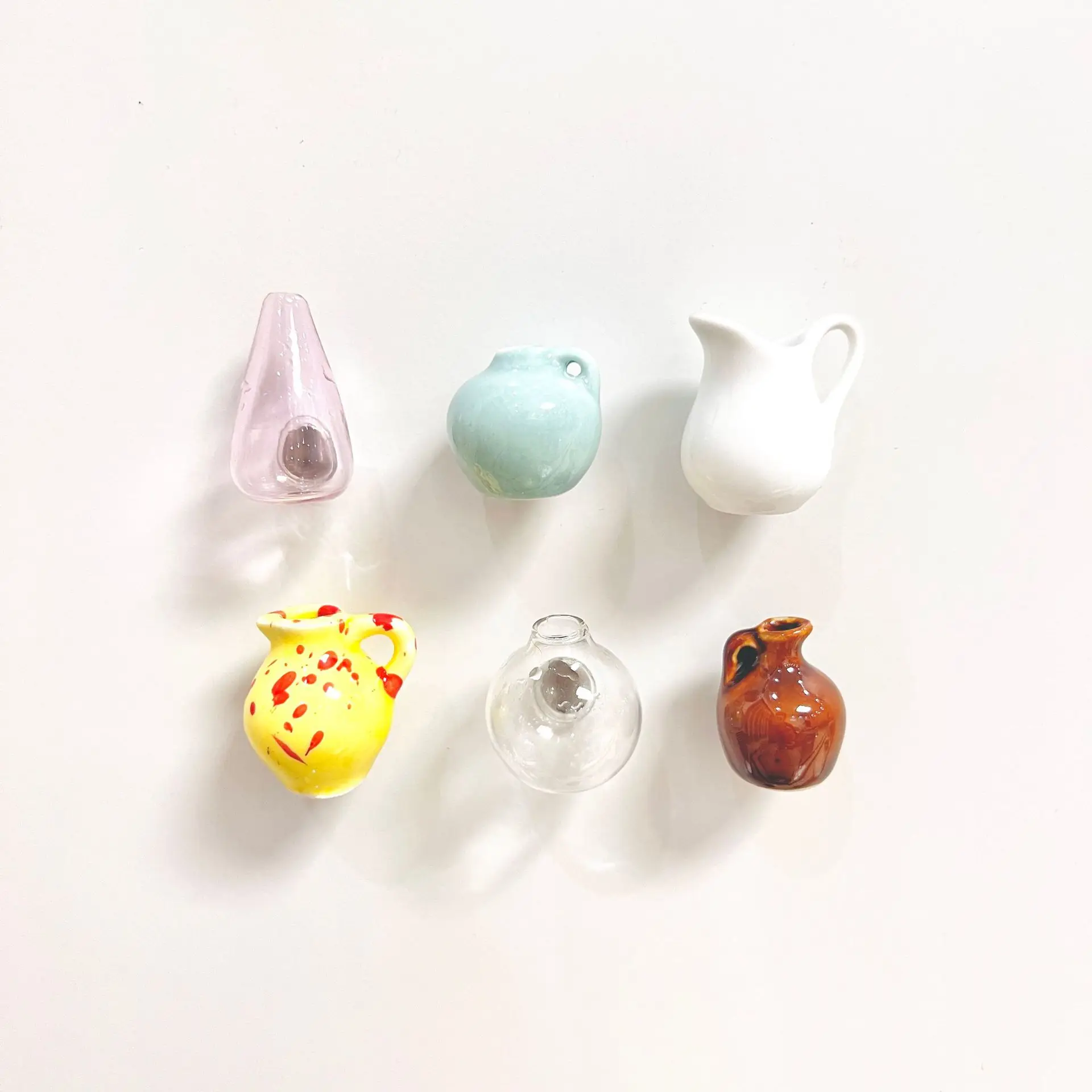 Creative Cute MINI Glass Vase  - Art Craft Magnet recension och pris