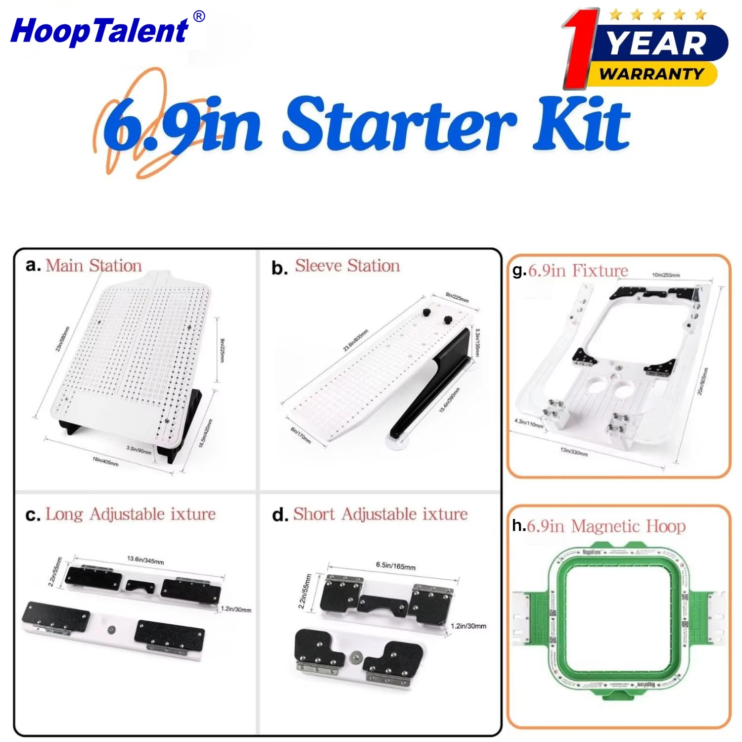 Hooping Station Kit for Promak - Embroidery Hoop Kit recension och pris