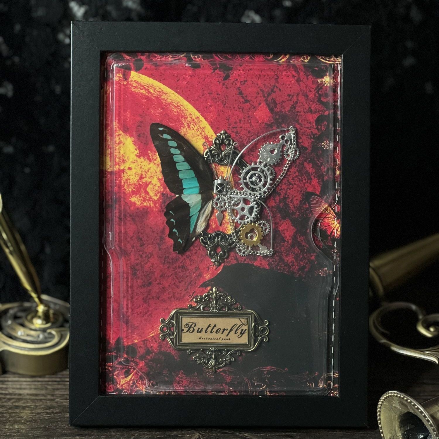 Steampunk Butterfly Frame DIY  - Art Craft Butterfly recension och pris