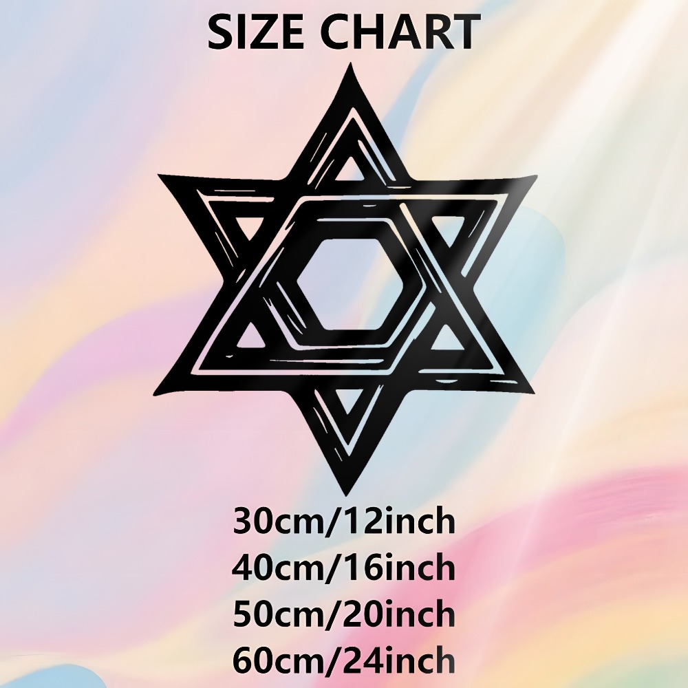 CIFBUY Iron Wall Art Star of D - Art & Craft Hari Raya recension och pris