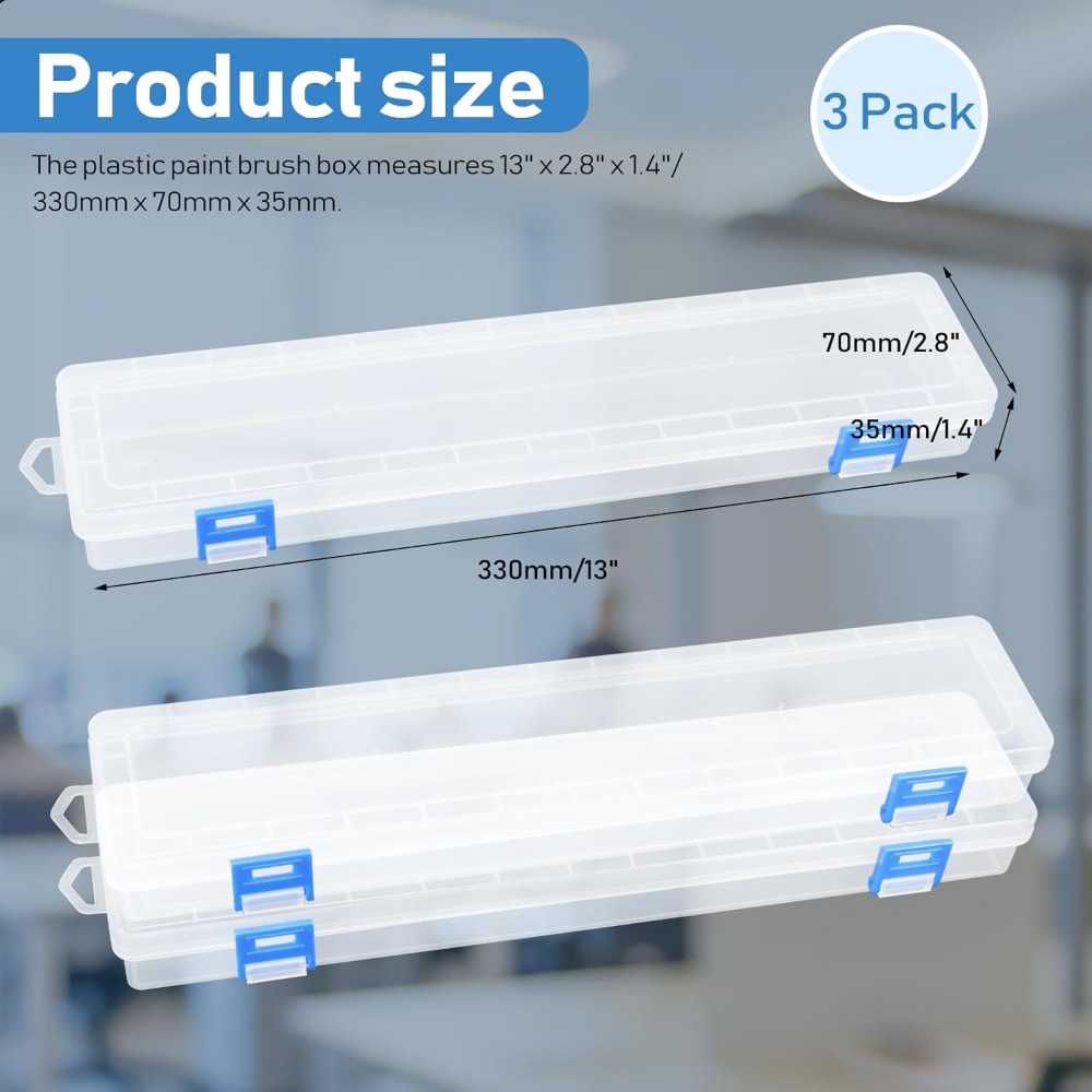 White Storage Box 33x7x3.5cm,  - Art Craft Organizer recension och pris