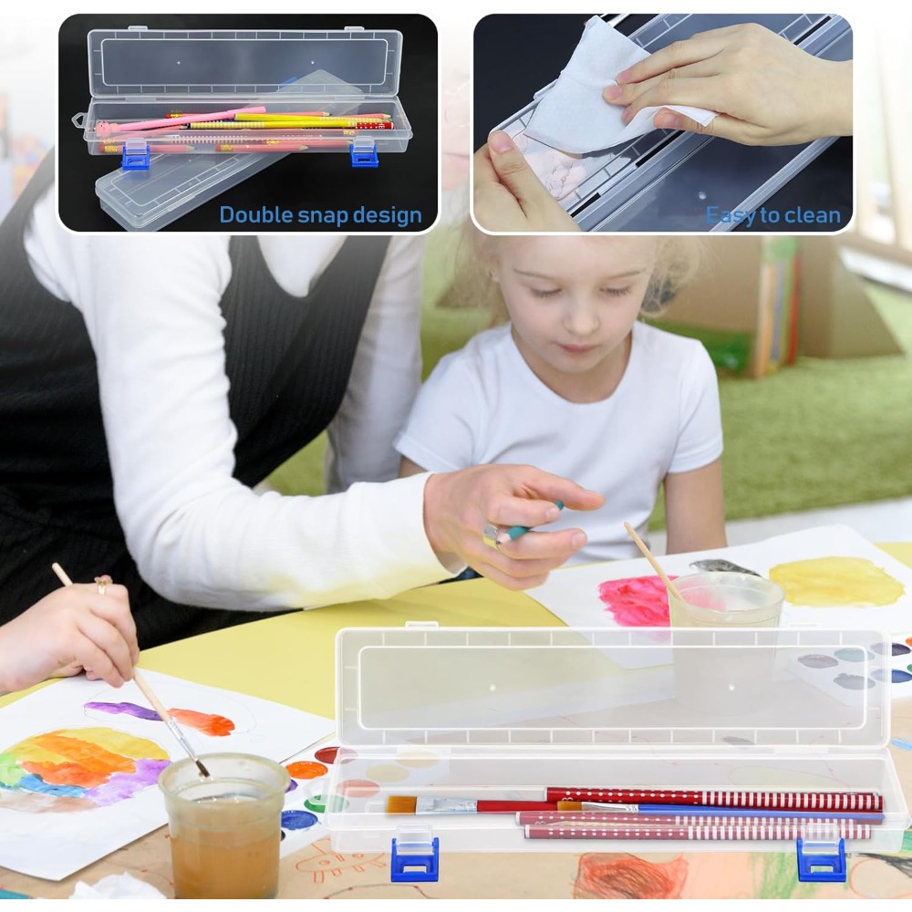 White Storage Box 33x7x3.5cm,  - Art Craft Organizer recension och pris