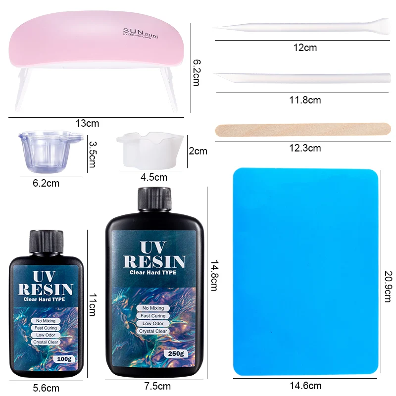 Hard UV Resin Glue Kit Fast Cu - Art Craft Glue recension och pris