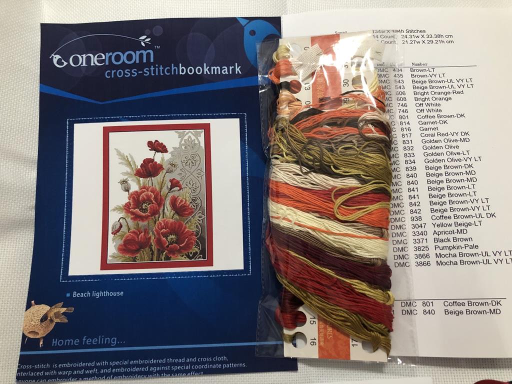 Water Color City Styles Cross  - Embroidery Hoop Kit recension och pris