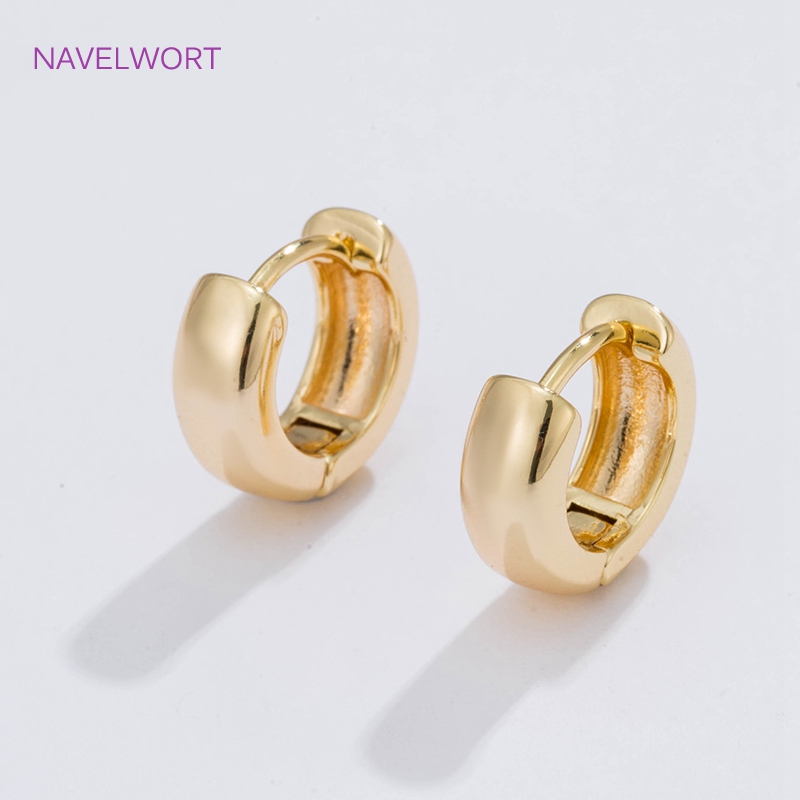 6 Sizes Gold Plated Circle Hoo - Art Craft Making recension och pris