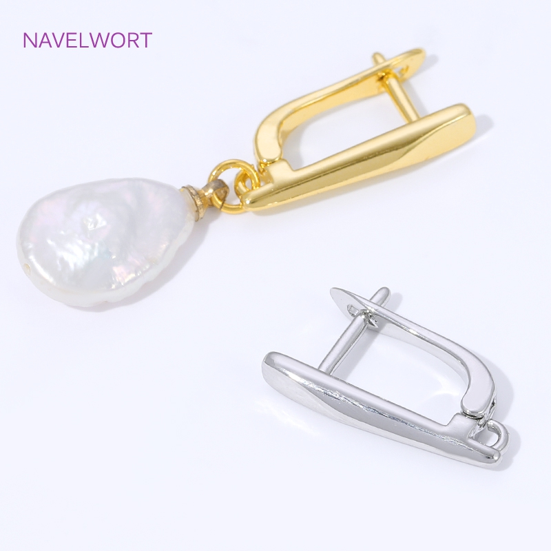 18K Gold Plated Smooth Earring - Art Craft Making recension och pris