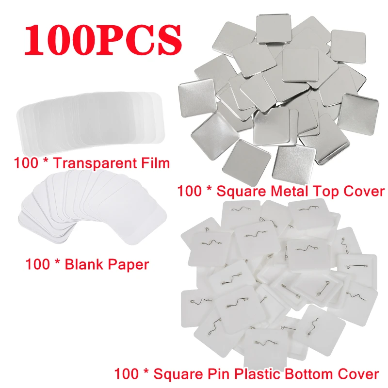 50/100PCS 50*50mm Magnet Refri - Art Craft Magnet recension och pris