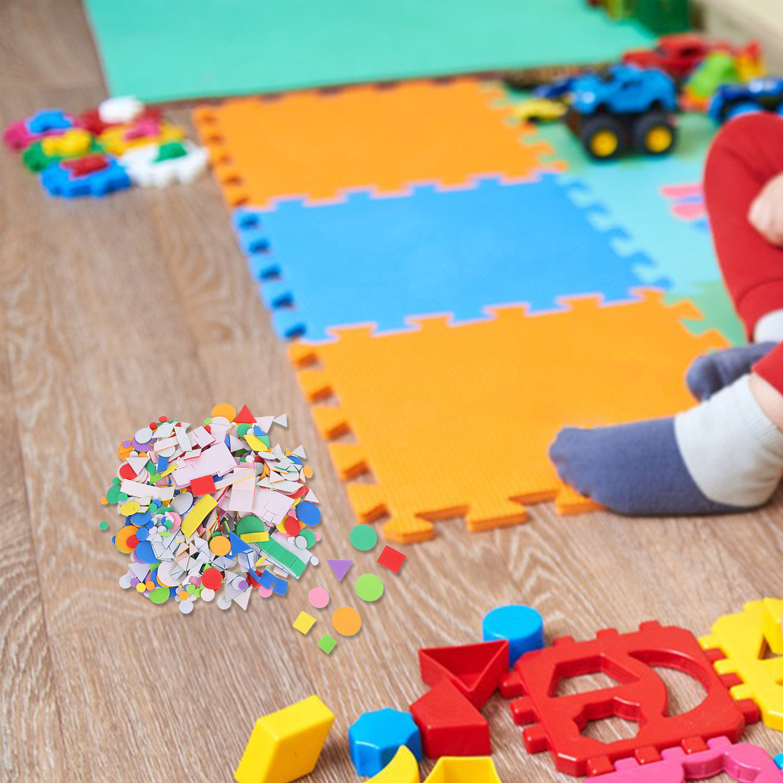 960Pcs Self Adhesive Kids Stic - Art Craft For Preschool recension och pris