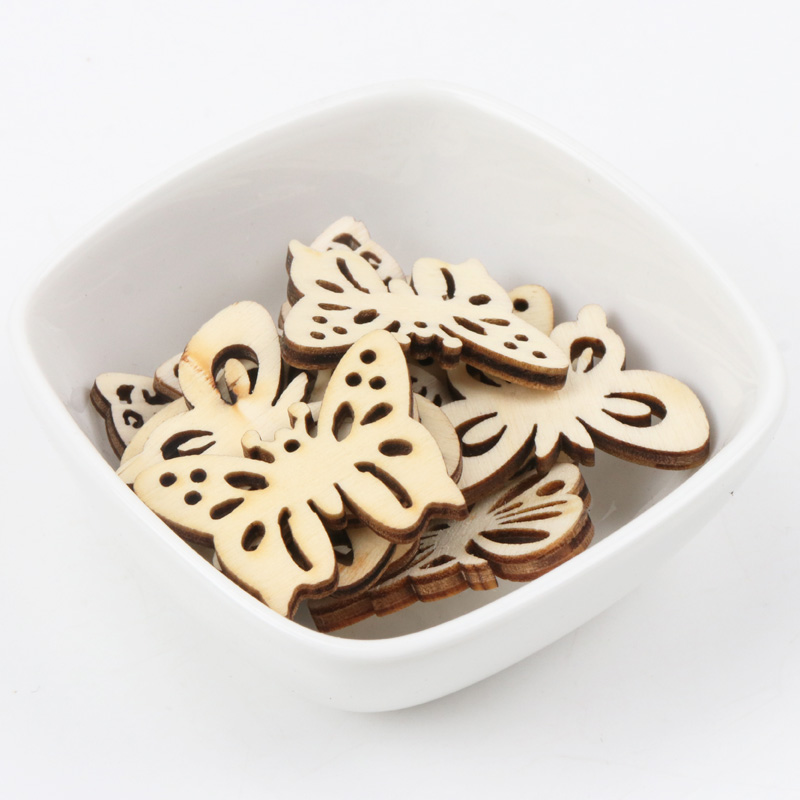 Natual Butterfly Pattern Woode - Art Craft Butterfly recension och pris