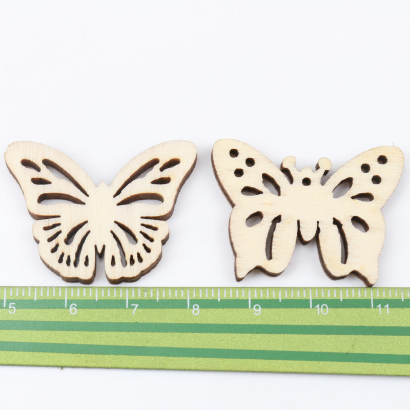 Natual Butterfly Pattern Woode - Art Craft Butterfly recension och pris