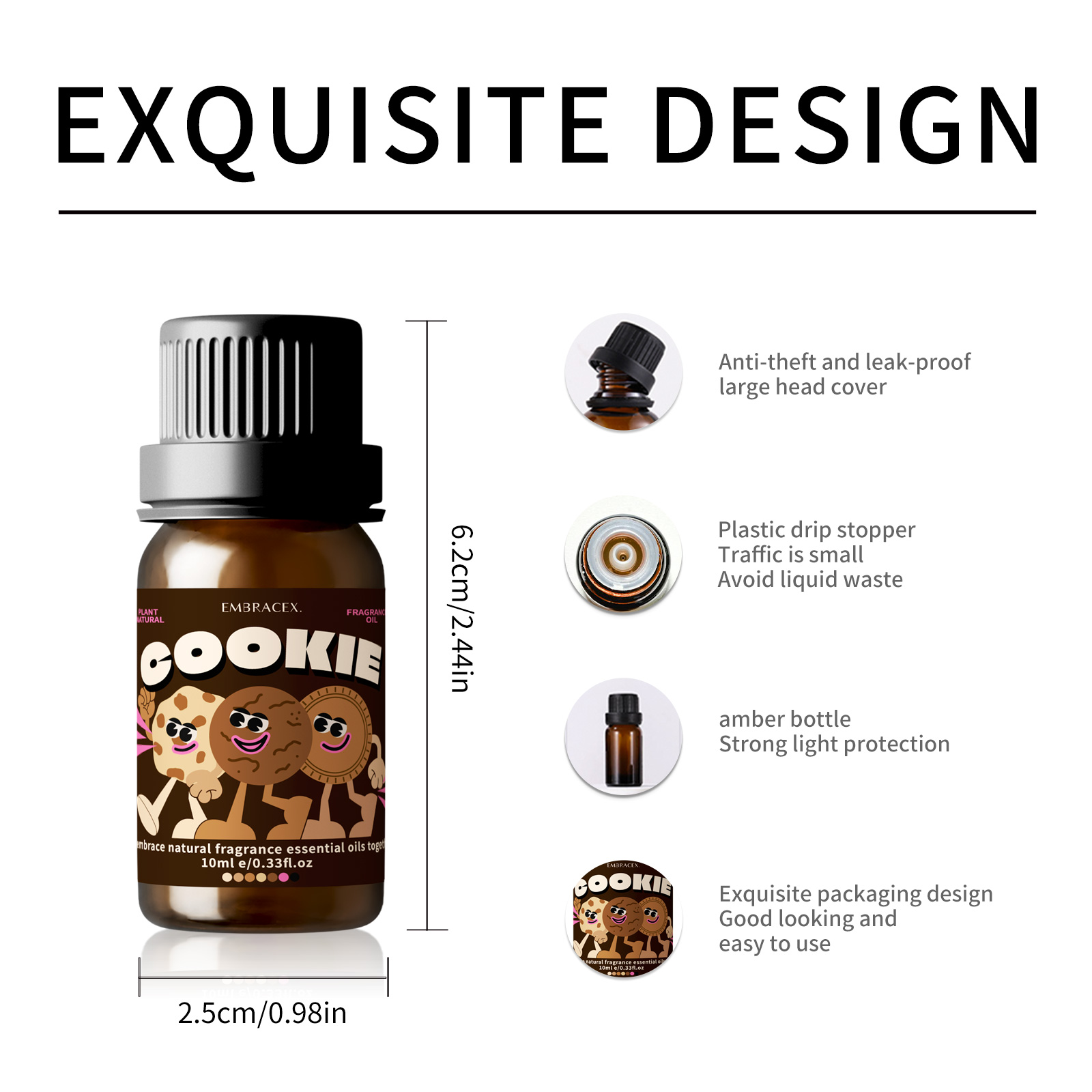 10ml Cookie Fragrance Essentia - Art Craft Things recension och pris