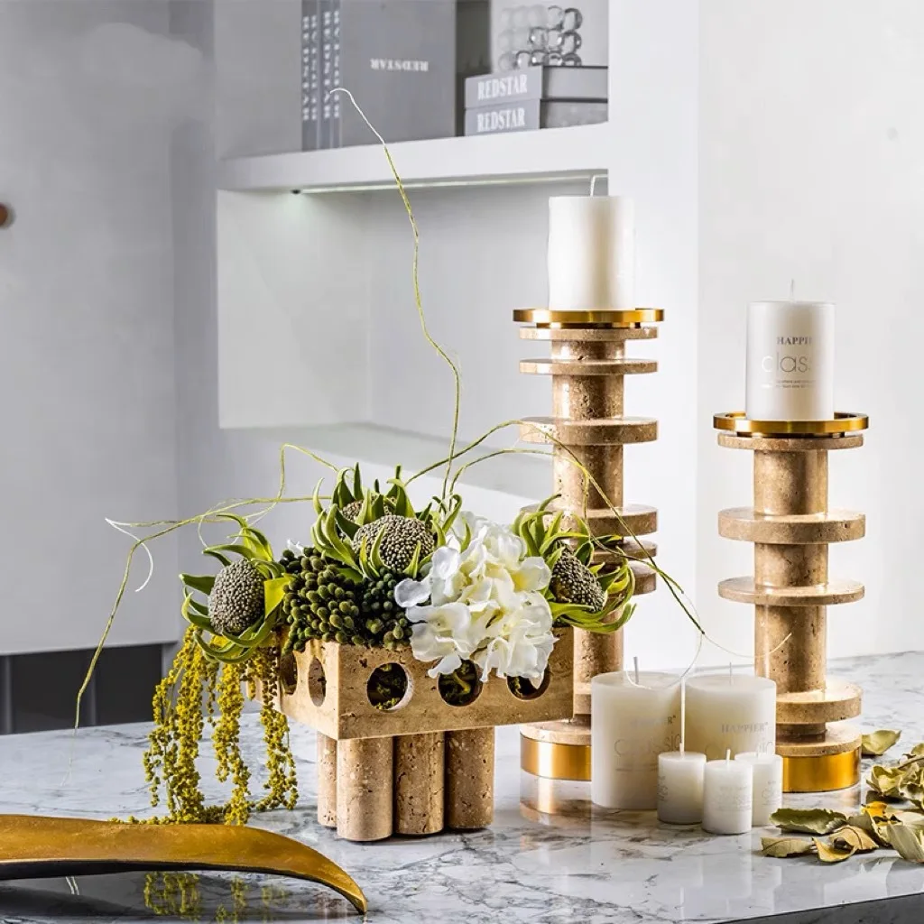Resin Metal Decorative Candle  - Art Craft Restaurant recension och pris