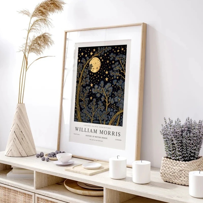 Vintage Moon and Stars William - Art Craft William Morris recension och pris