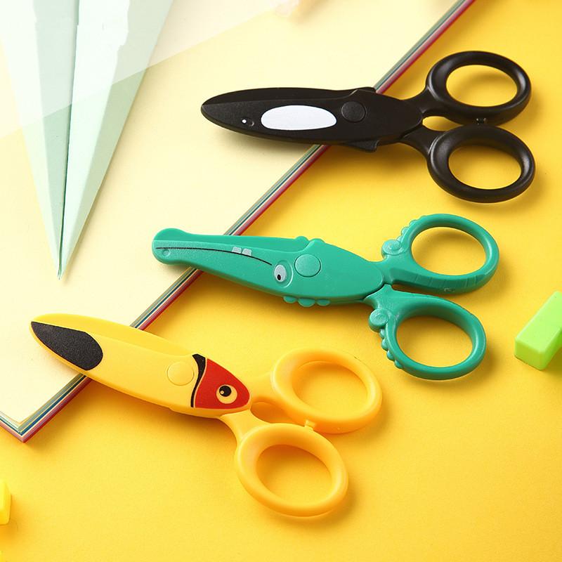 *3Pcs Kids Plastic Scissors Cu - Art Craft For Preschool recension och pris