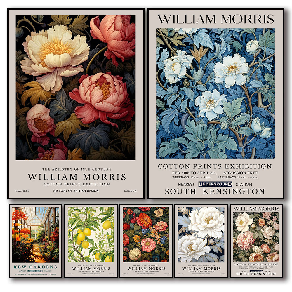 Vintage William Morris Exhibit - Art Craft William Morris recension och pris