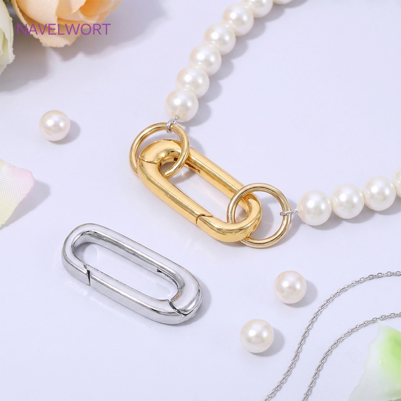 1/2/4Pcs 18K Gold Plated Oval  - Art Craft Making recension och pris