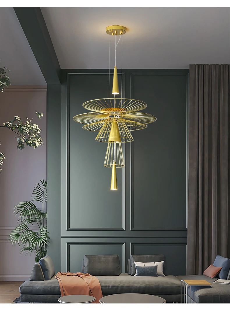 Modern LED Pendant Light Iron  - Art Craft Restaurant recension och pris
