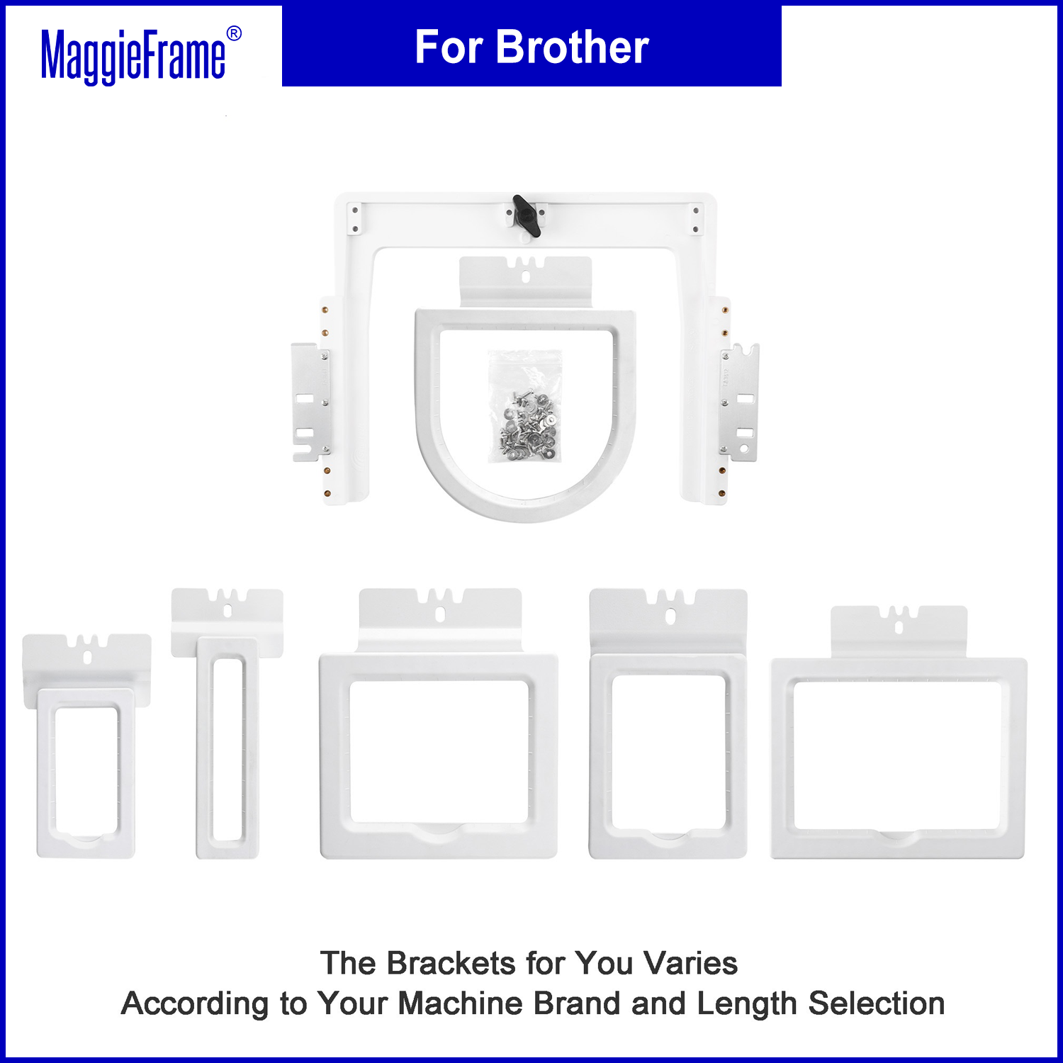 6in1 Fast Frame Kit Magnetic H - Embroidery Hoop Kit recension och pris