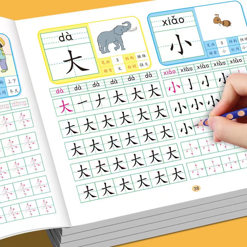 4 Sets of Pre-School 600-word  - Calligraphy Pen Set recension och pris