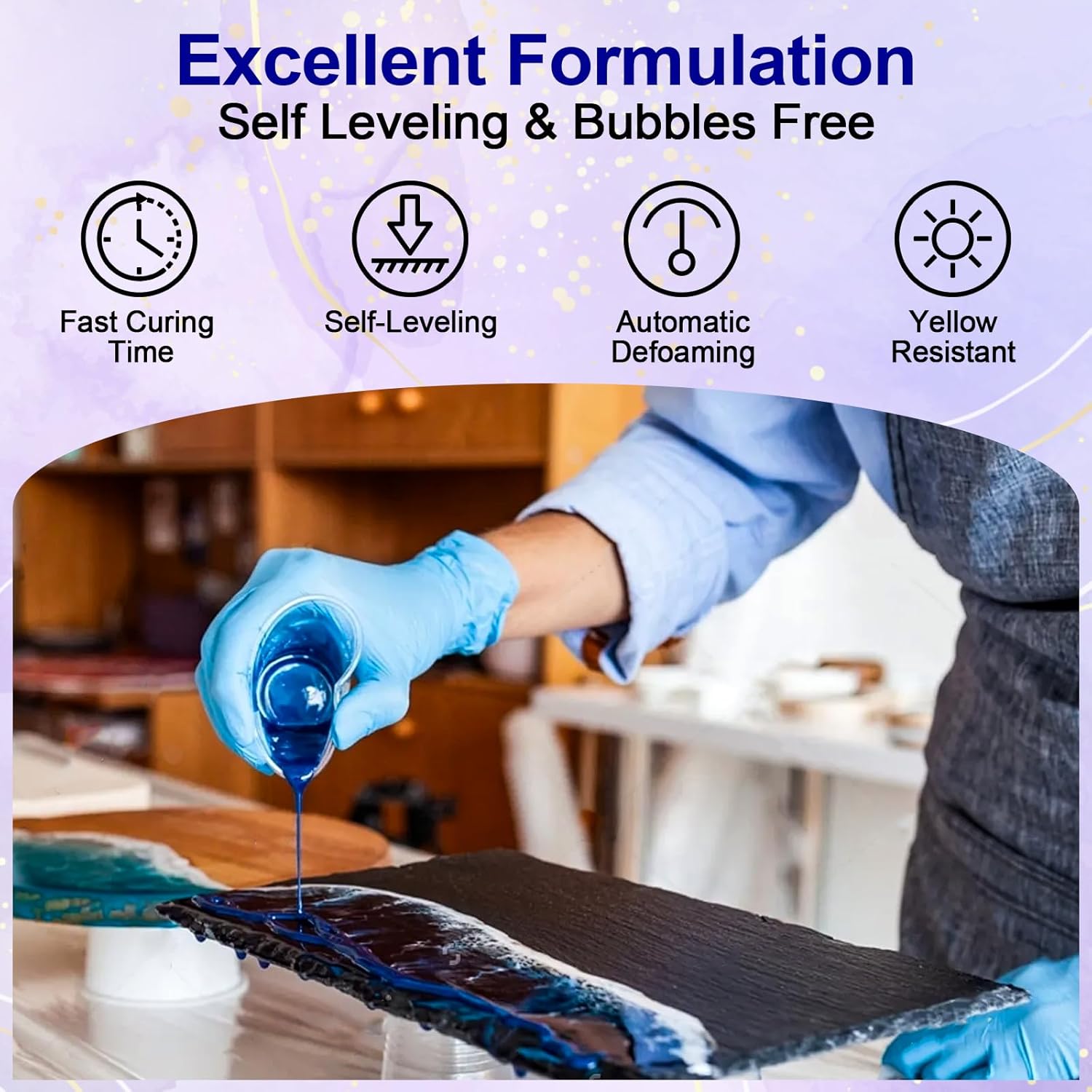 Clear Epoxy Resin AB Glue Hard - Art Craft Glue recension och pris
