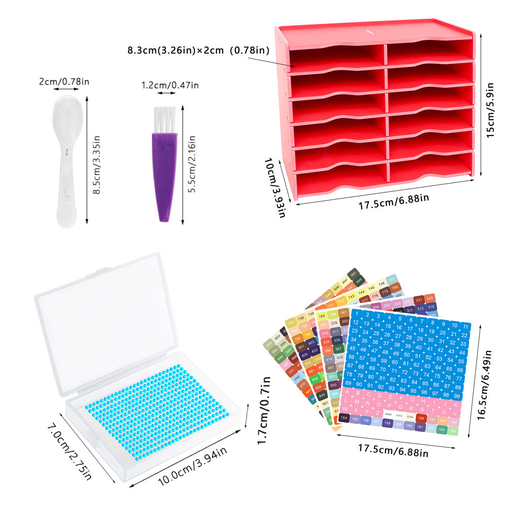 12pcs Diamond Painting Art Tra - Art Craft Organizer recension och pris