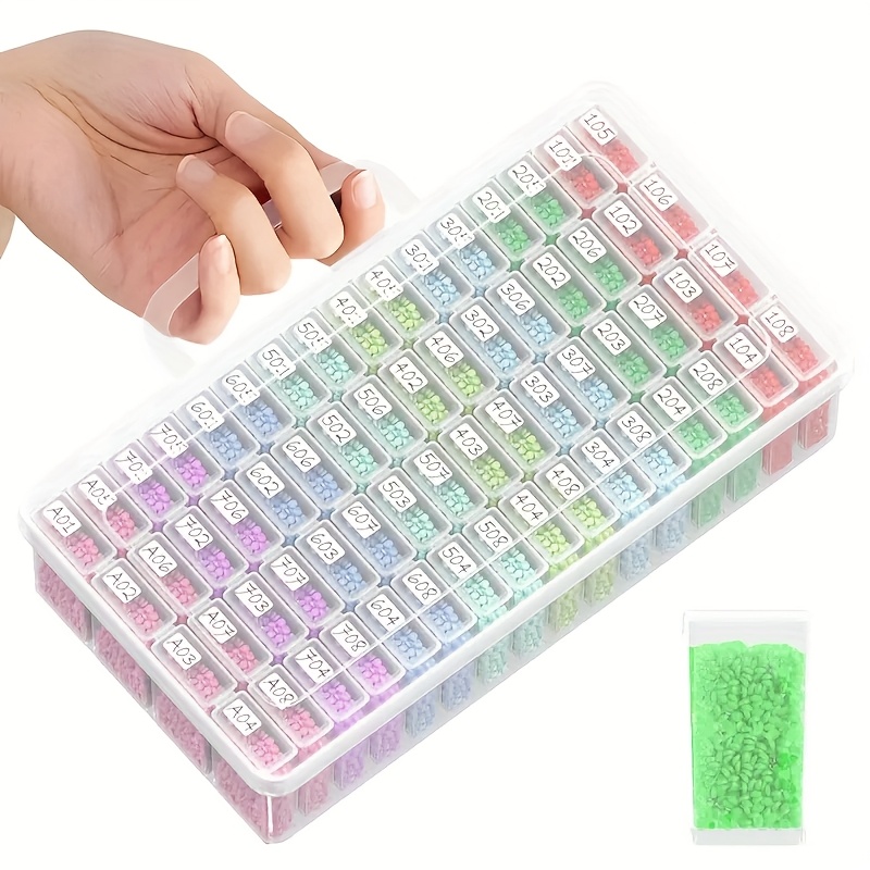 64 Grids Clear Plastic Storage - Art Craft Organizer recension och pris