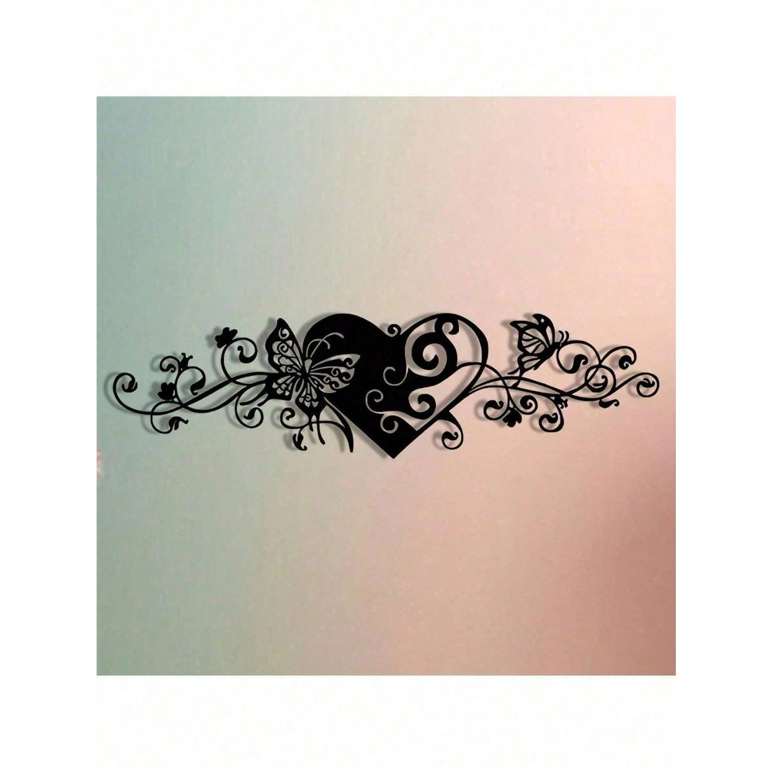 Minimalist 2D Metal Wall Art,  - Art Craft Butterfly recension och pris