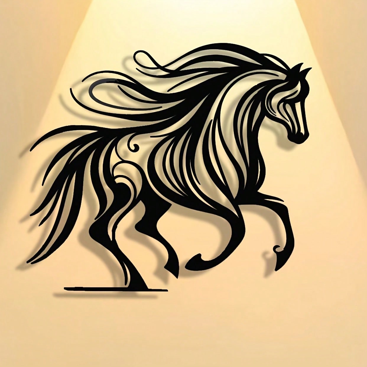 Brand Horse Racing Metal Wall  - Art Craft Logo recension och pris
