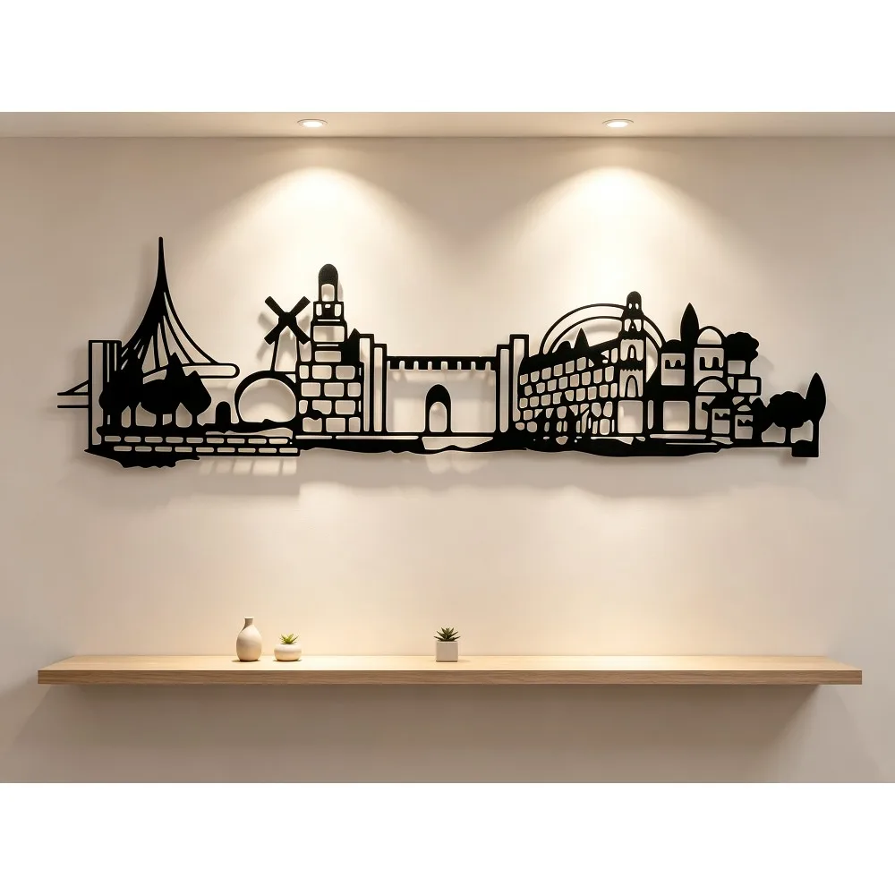 CIFBUY Iron Wall Art Jerusalem - Art & Craft Hari Raya recension och pris