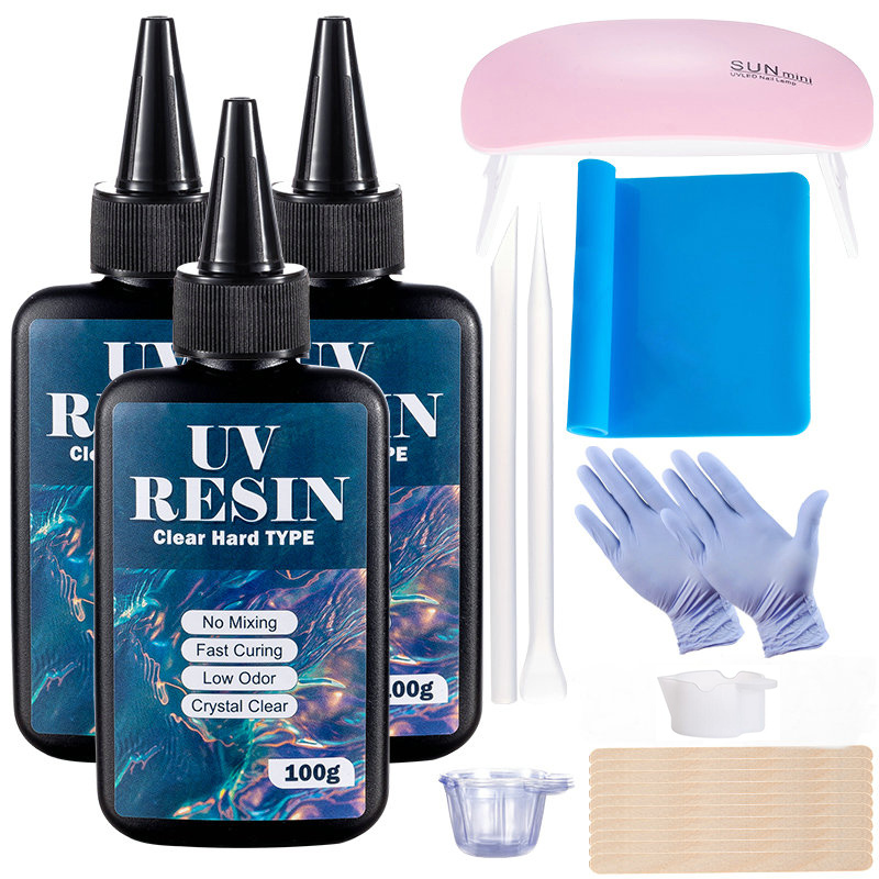100g/250g Clear UV Resin Hard  - Art Craft Glue recension och pris