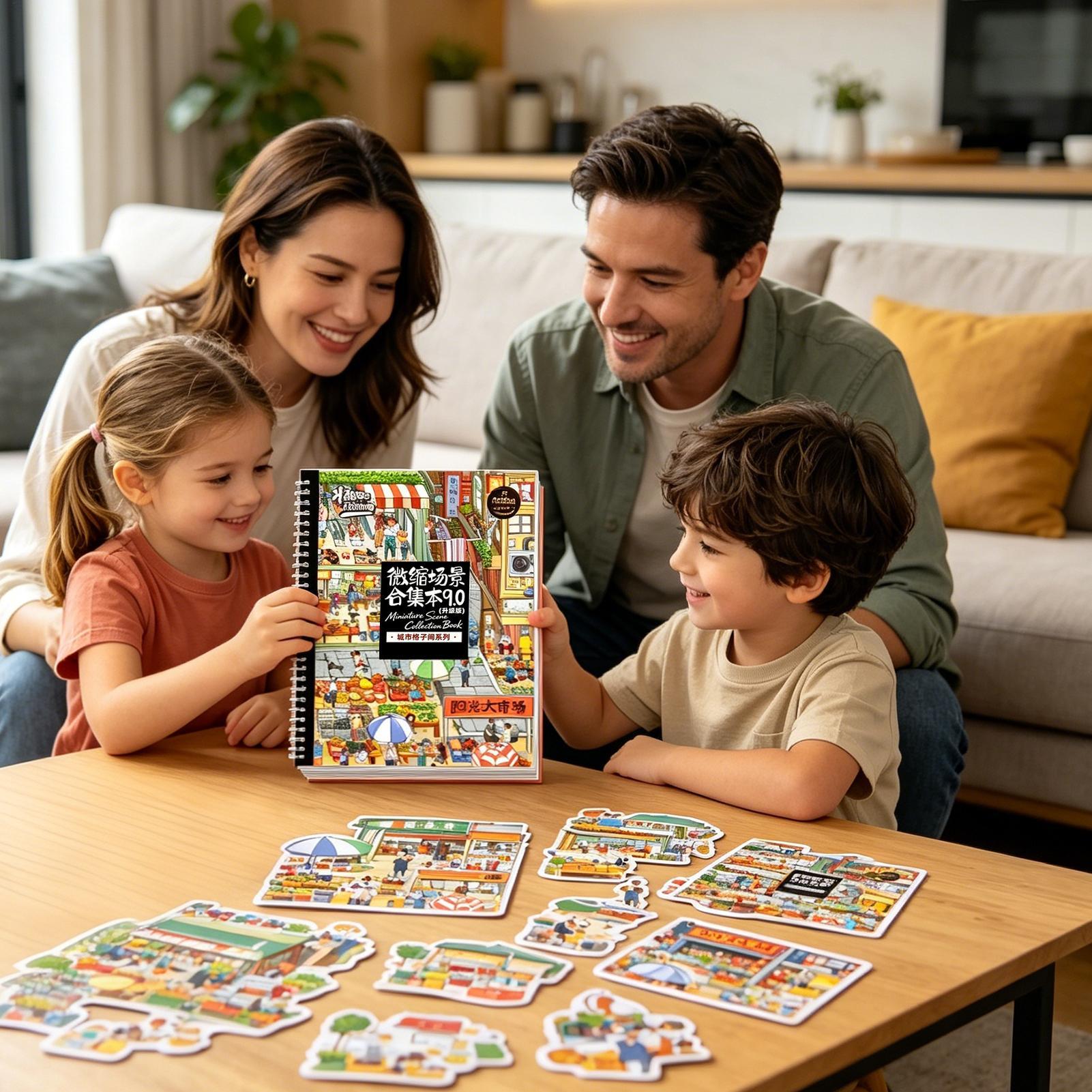 Scene Sticker Book 3D Visual E - Art Craft Restaurant recension och pris