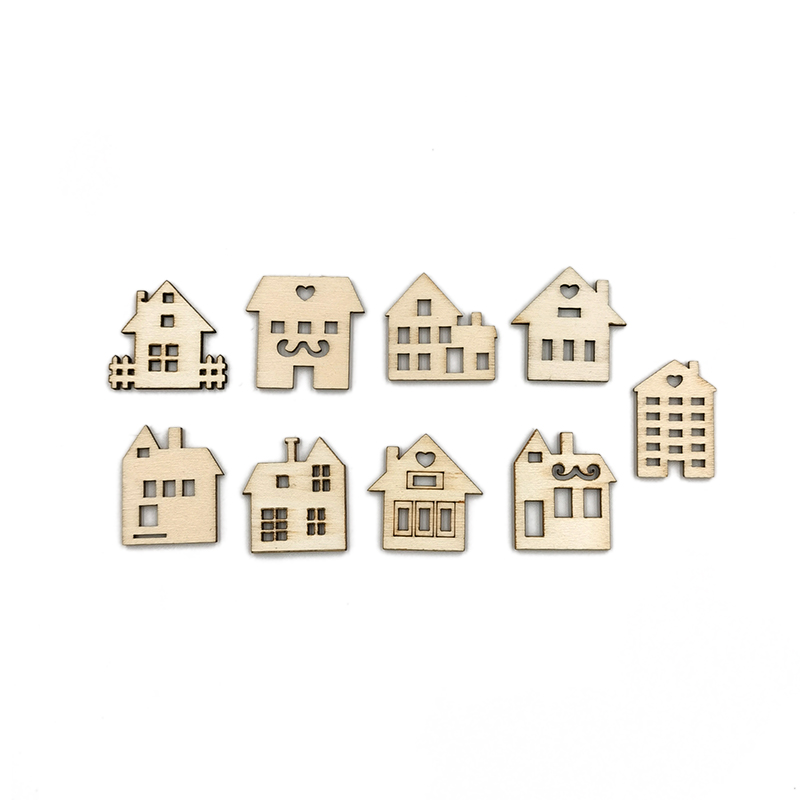 50pcs Unpainted Wood Slices fo - Art Craft For Preschool recension och pris