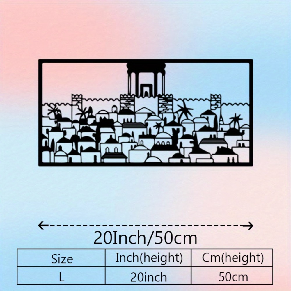 CIFBUY Metal Wall Art Jerusale - Art & Craft Hari Raya recension och pris